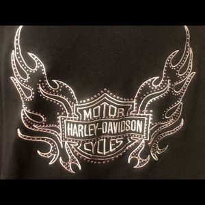 Harley Davidson zip up sweater